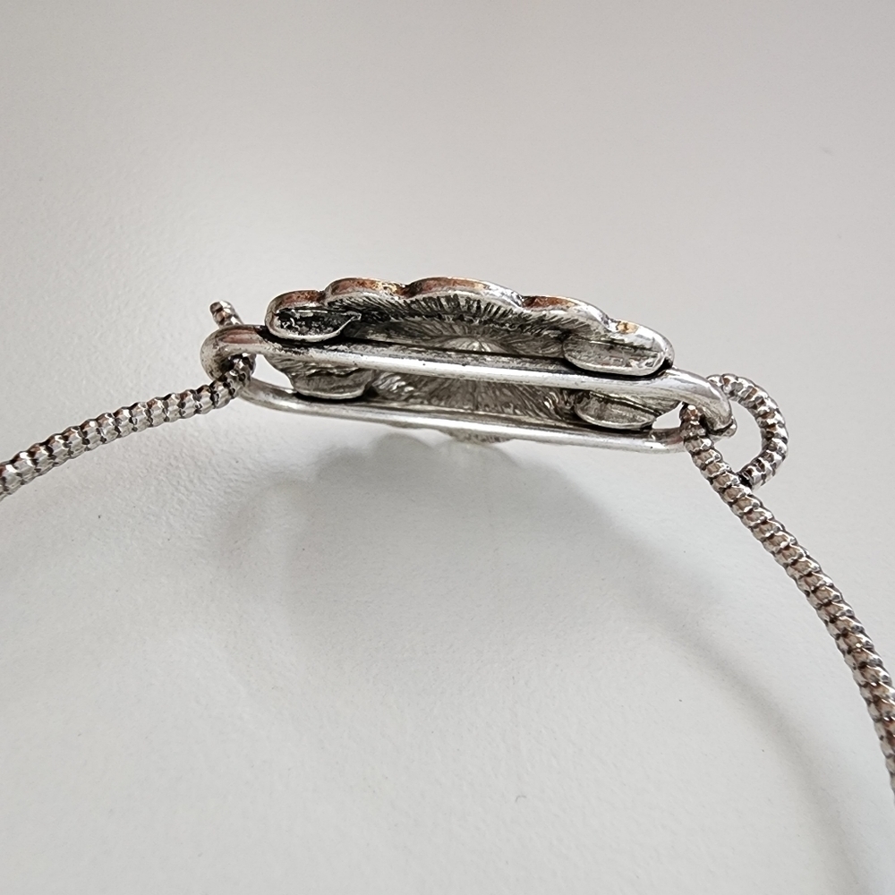 NWT Western Southwestern Tribal Antique Metal Hook Bracelet Boho Western - Picture 4 of 7